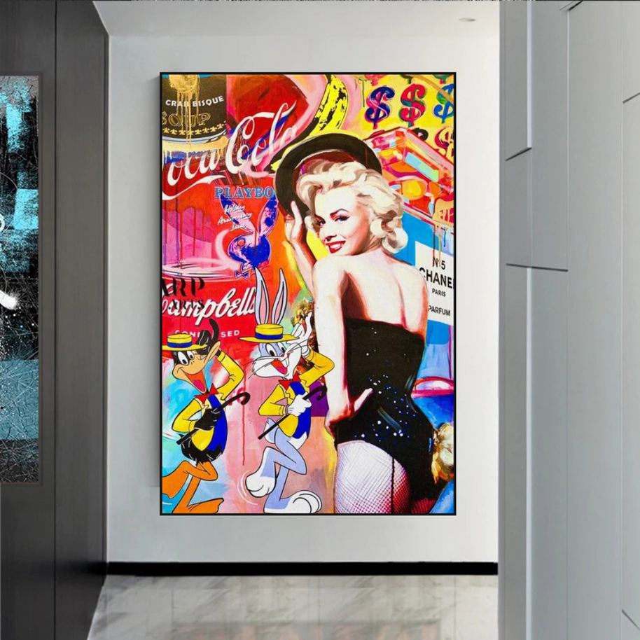 Marilyn Dancer Wall Art: Bugs Bunny – Discover Memorable Art-MinimalisticDecor.com