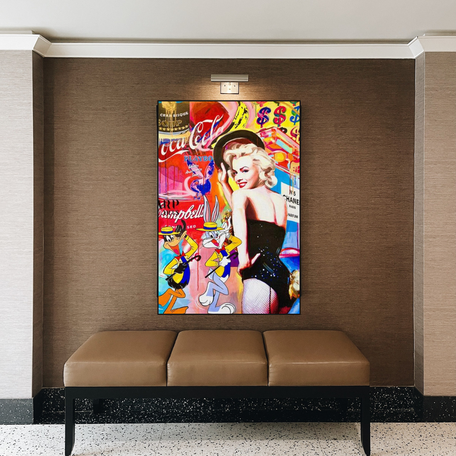 Marilyn Dancer Wall Art: Bugs Bunny – Discover Memorable Art-MinimalisticDecor.com