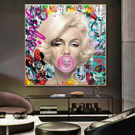 Marilyn Monroe American Sweetheart Canvas Wall Art-MinimalisticDecor.com