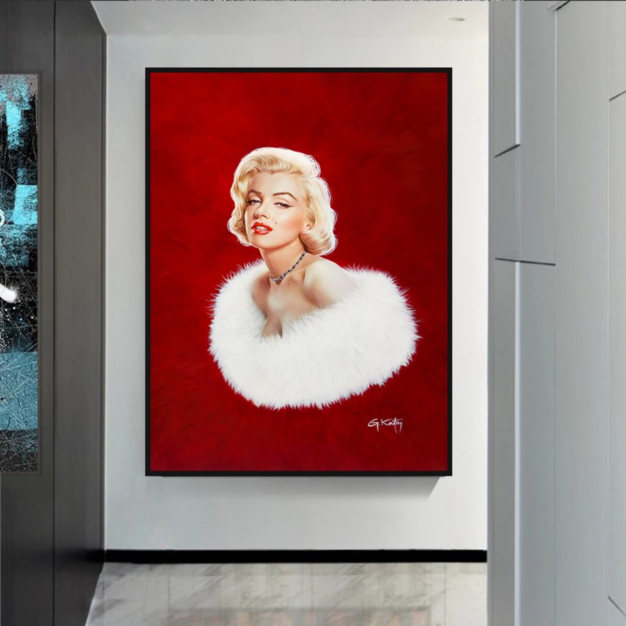 Marilyn Monroe Canvas Poster - High-Quality Artprint-MinimalisticDecor.com