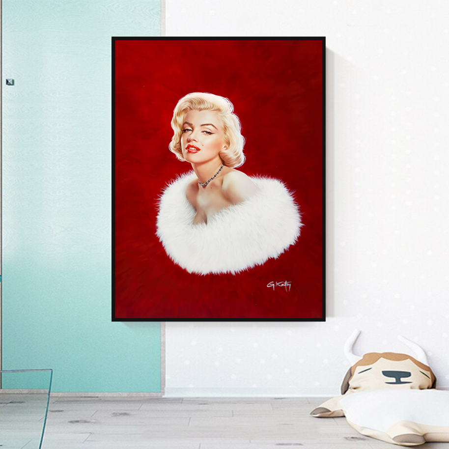 Marilyn Monroe Canvas Poster - High-Quality Artprint-MinimalisticDecor.com