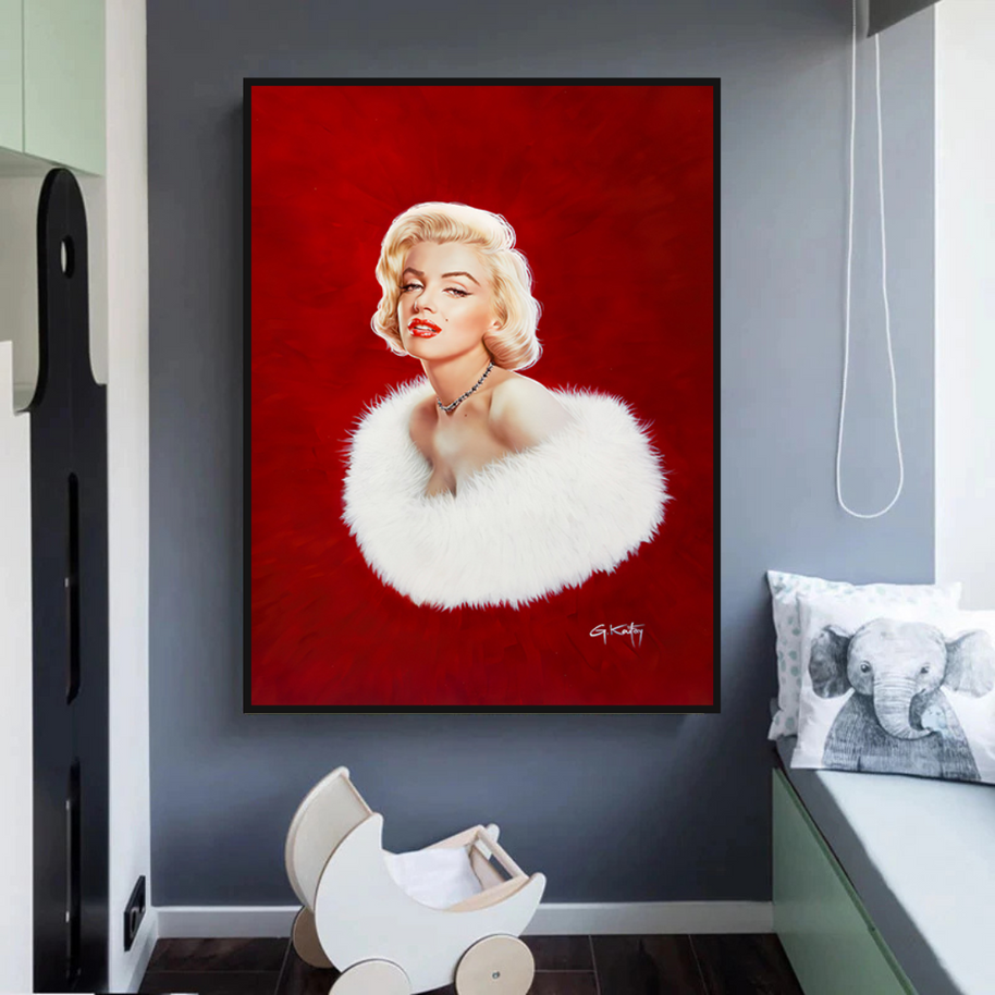 Marilyn Monroe Canvas Poster - High-Quality Artprint-MinimalisticDecor.com