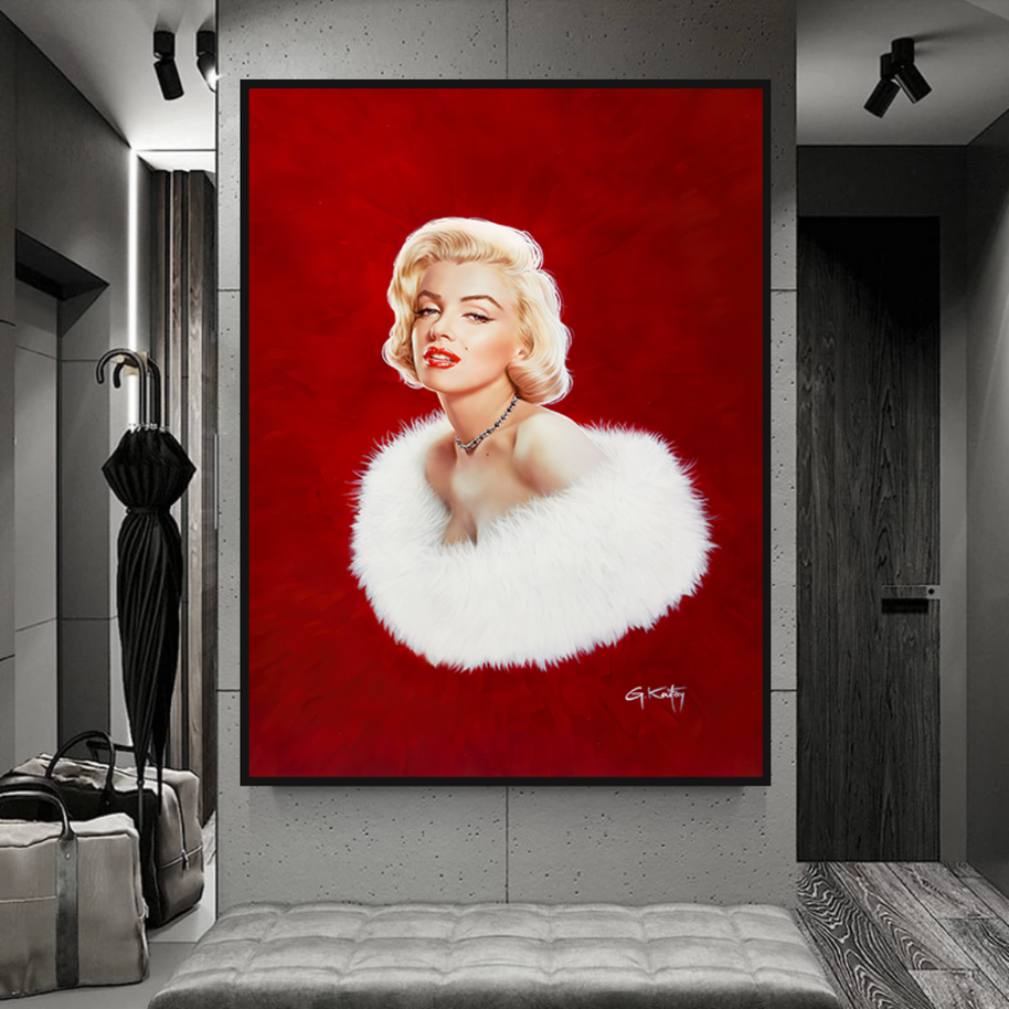 Marilyn Monroe Canvas Poster - High-Quality Artprint-MinimalisticDecor.com