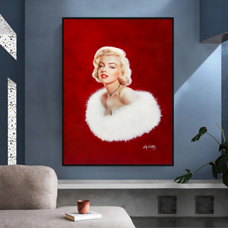 Marilyn Monroe Canvas Poster - High-Quality Artprint-MinimalisticDecor.com