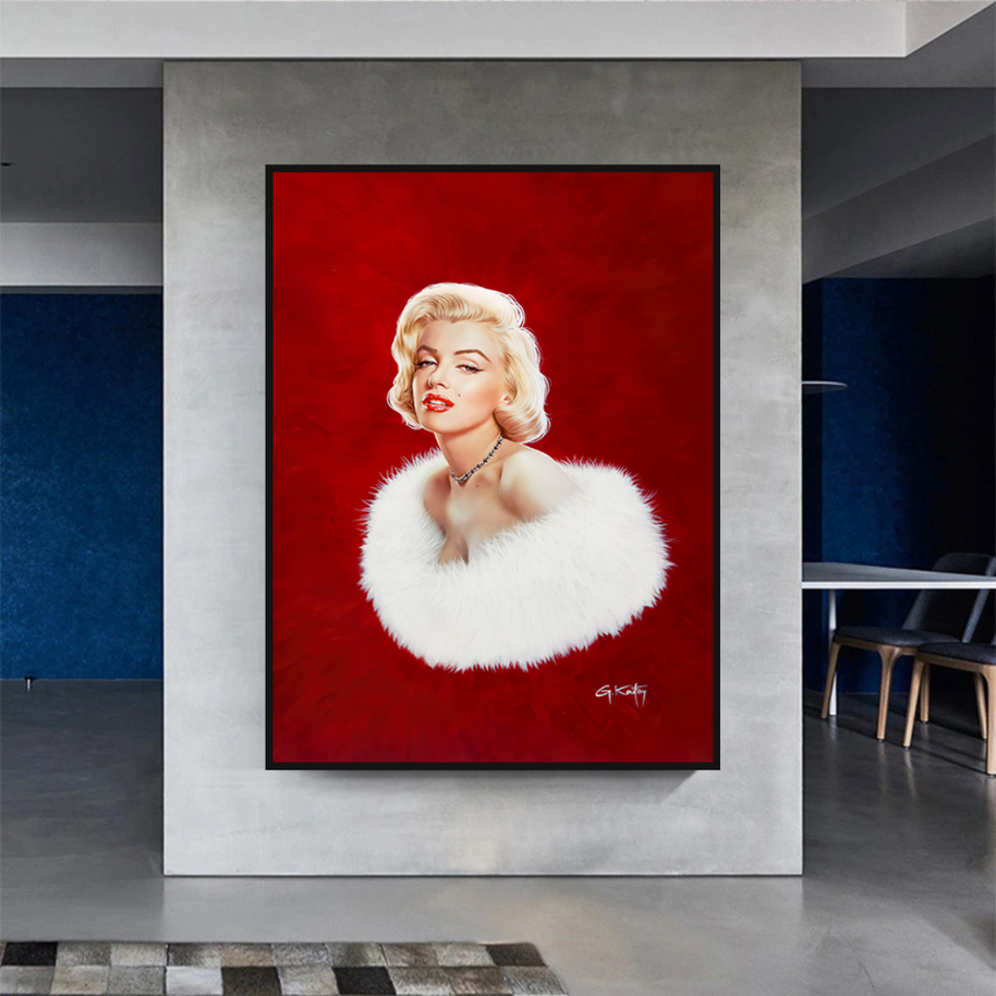 Marilyn Monroe Canvas Poster - High-Quality Artprint-MinimalisticDecor.com