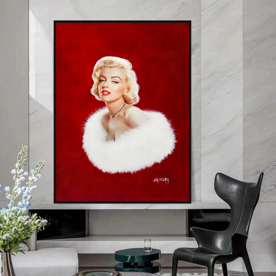 Marilyn Monroe Canvas Poster - High-Quality Artprint-MinimalisticDecor.com