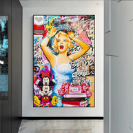 Marilyn Monroe Canvas Wall Art: Be the Queen-MinimalisticDecor.com