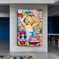 Marilyn Monroe Canvas Wall Art: Be the Queen-MinimalisticDecor.com