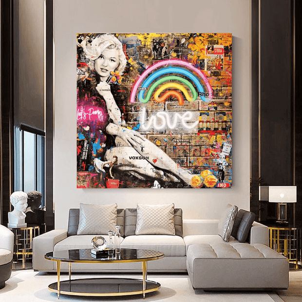 Marilyn Monroe Canvas Wall Art - Exquisite Decor Solution-MinimalisticDecor.com