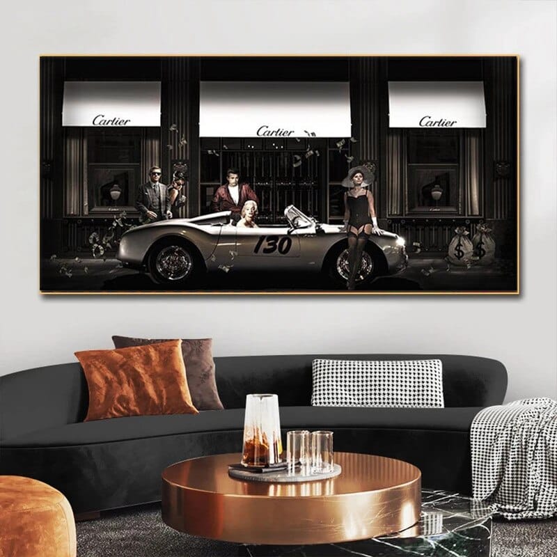 Marilyn Monroe Classic Wall Art by Cartier-MinimalisticDecor.com