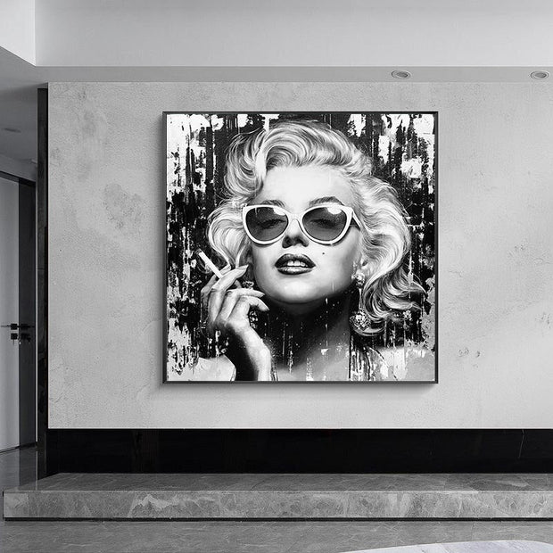 Marilyn Monroe Pop Art: Black and White Collection-MinimalisticDecor.com