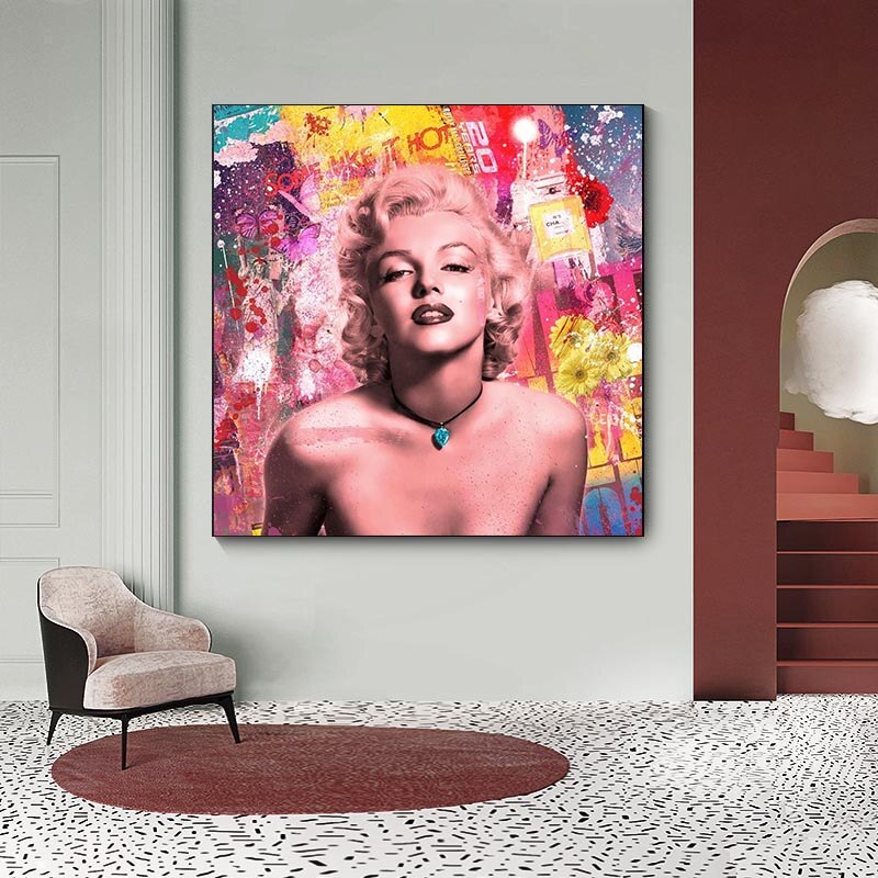 Marilyn Monroe Pop Icon Wall Art: Celebrate the Legend-MinimalisticDecor.com