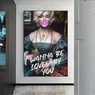 Marilyn Monroe Street Pop Wall Art – Unique Décor-MinimalisticDecor.com