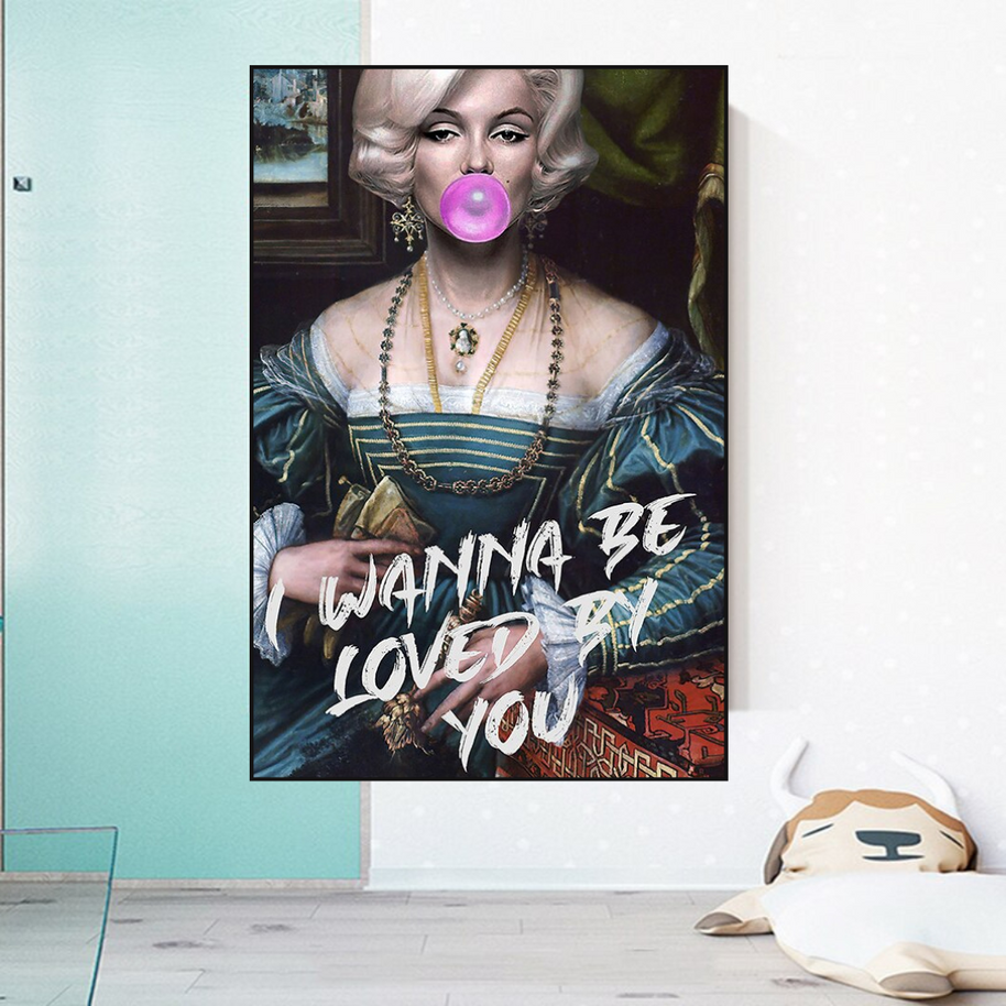 Marilyn Monroe Street Pop Wall Art – Unique Décor-MinimalisticDecor.com