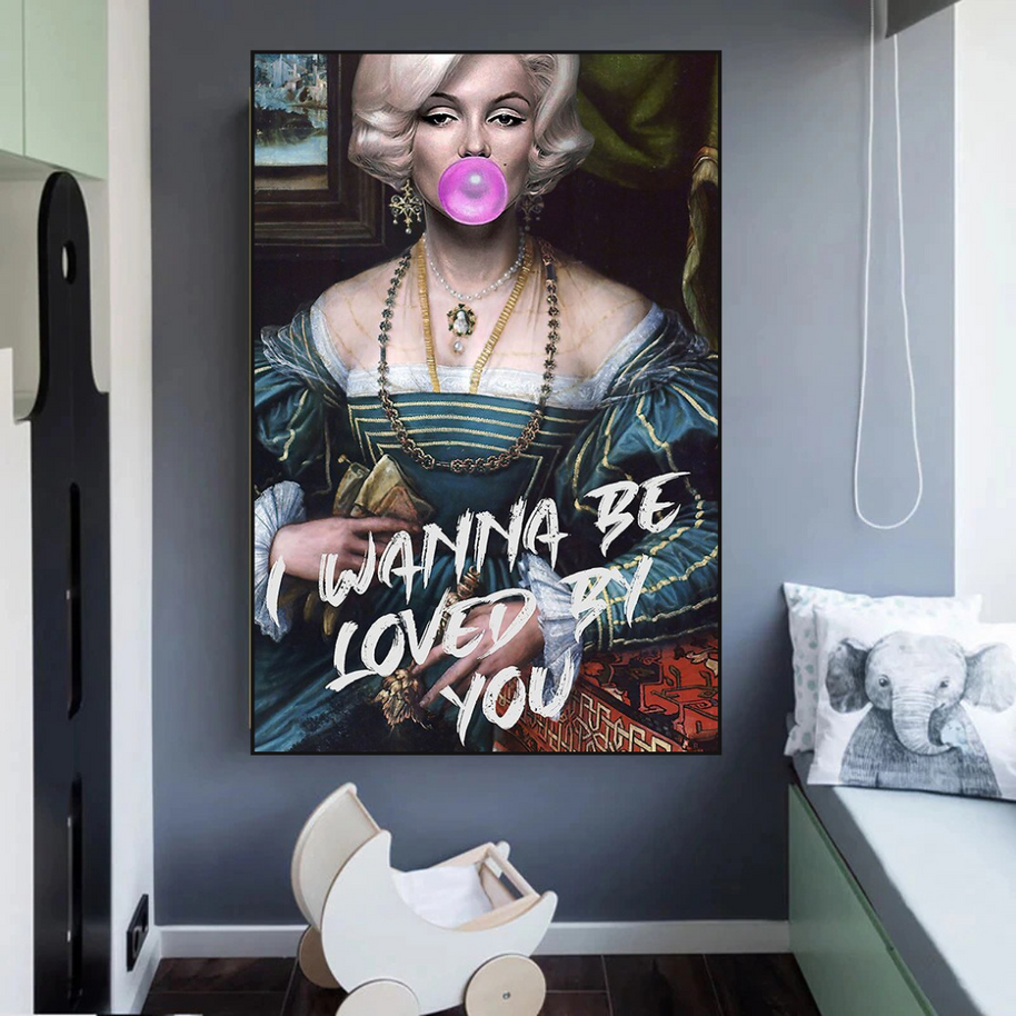 Marilyn Monroe Street Pop Wall Art – Unique Décor-MinimalisticDecor.com