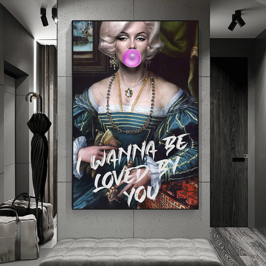 Marilyn Monroe Street Pop Wall Art – Unique Décor-MinimalisticDecor.com