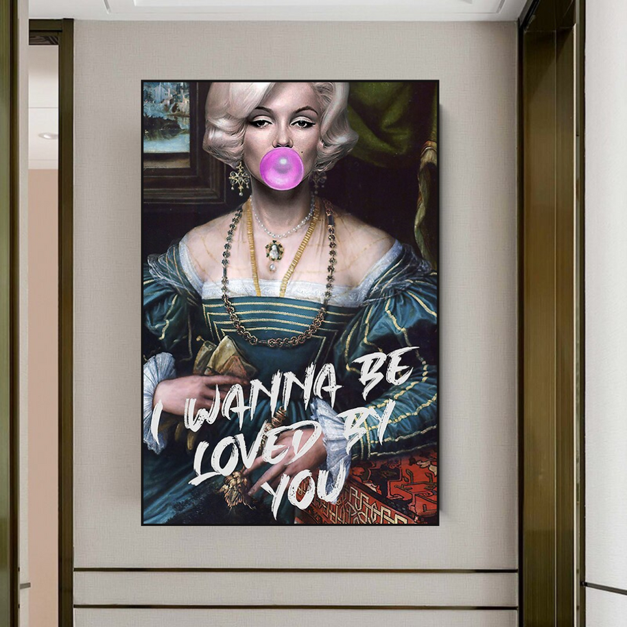 Marilyn Monroe Street Pop Wall Art – Unique Décor-MinimalisticDecor.com