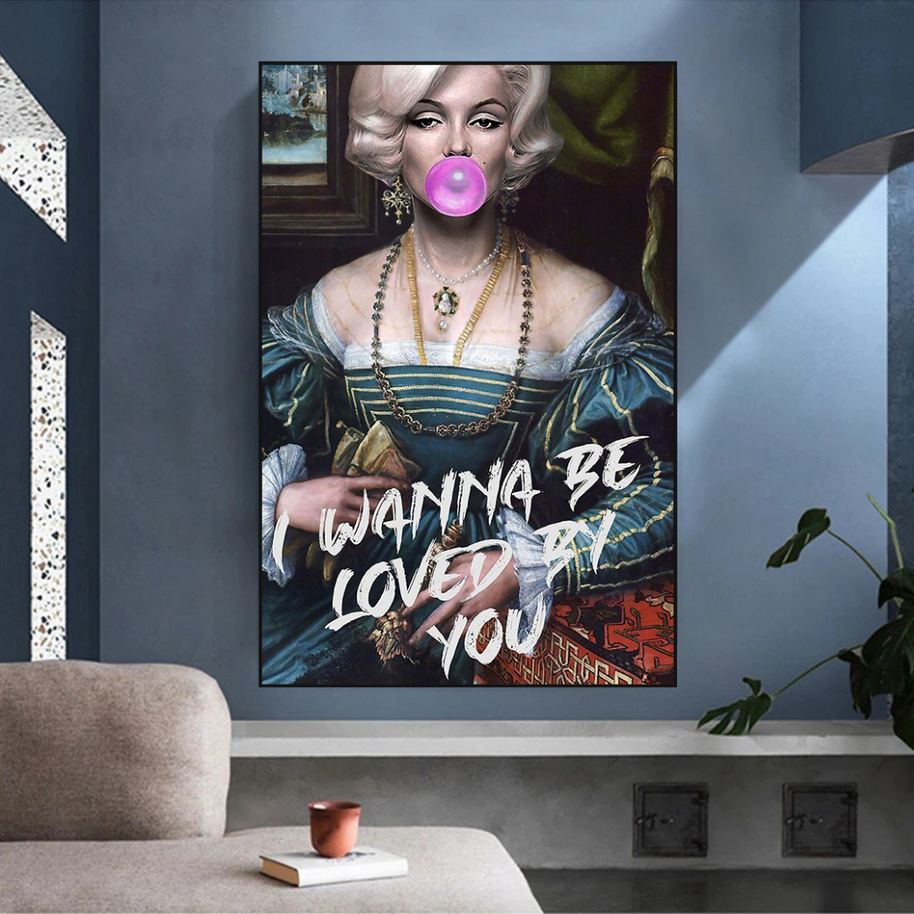 Marilyn Monroe Street Pop Wall Art – Unique Décor-MinimalisticDecor.com