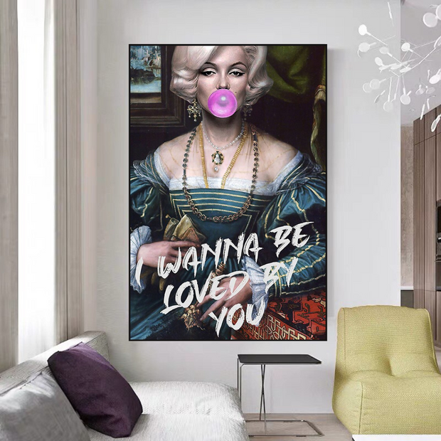 Marilyn Monroe Street Pop Wall Art – Unique Décor-MinimalisticDecor.com
