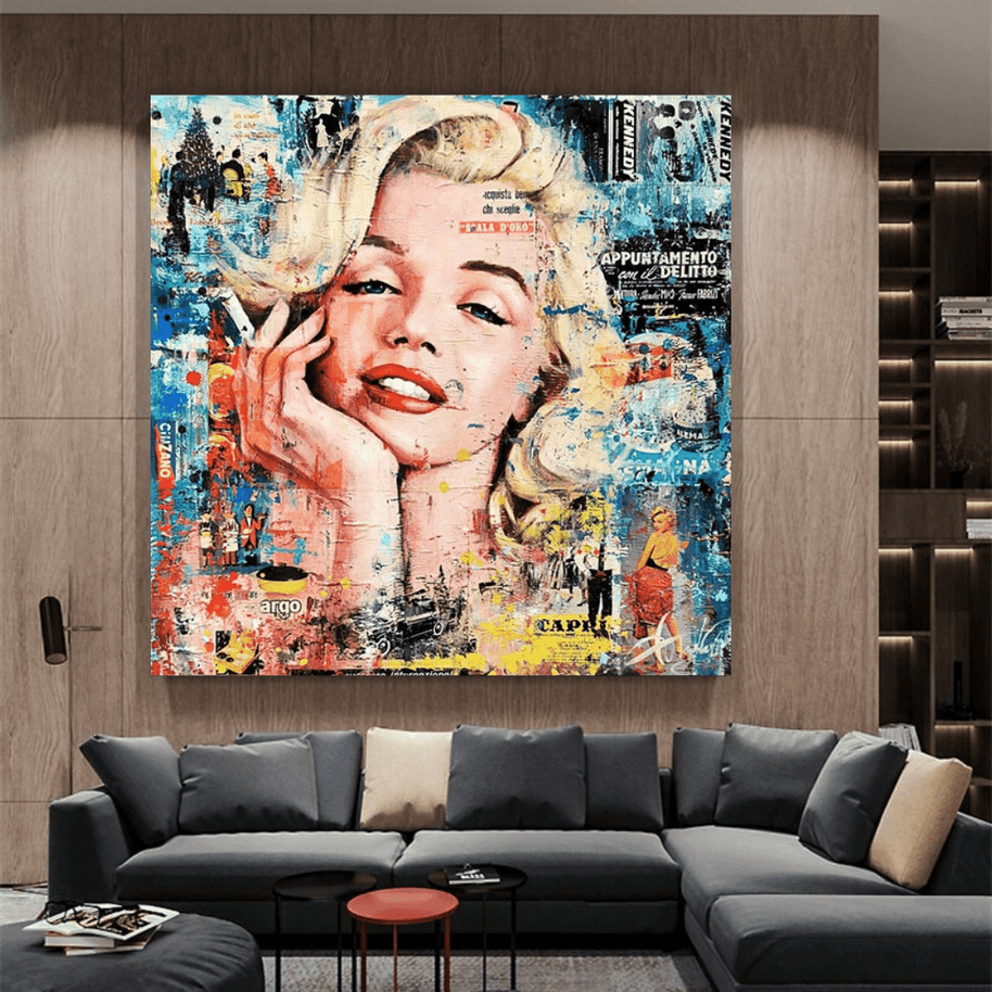 Marilyn Monroe Style Icon Pop Art: A Timeless Tribute-MinimalisticDecor.com