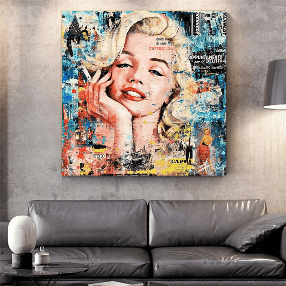 Marilyn Monroe Style Icon Pop Art: A Timeless Tribute-MinimalisticDecor.com