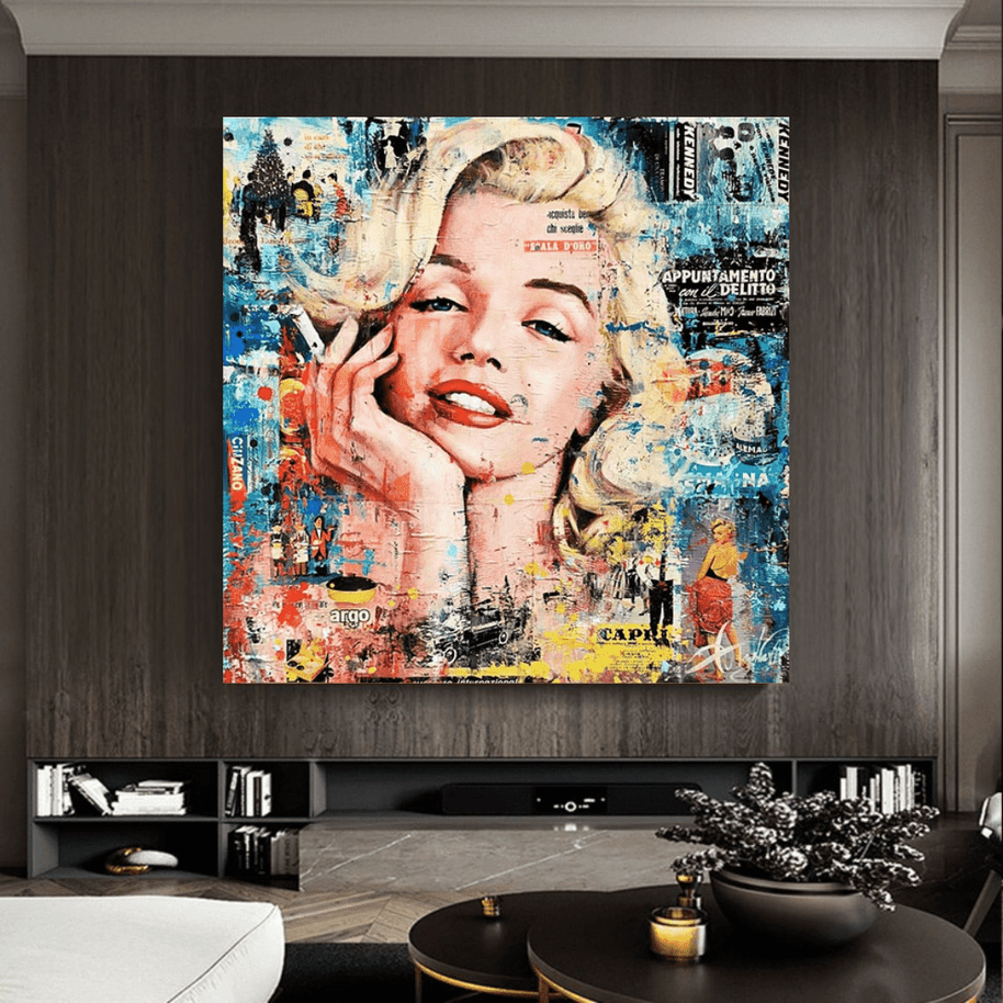 Marilyn Monroe Style Icon Pop Art: A Timeless Tribute-MinimalisticDecor.com