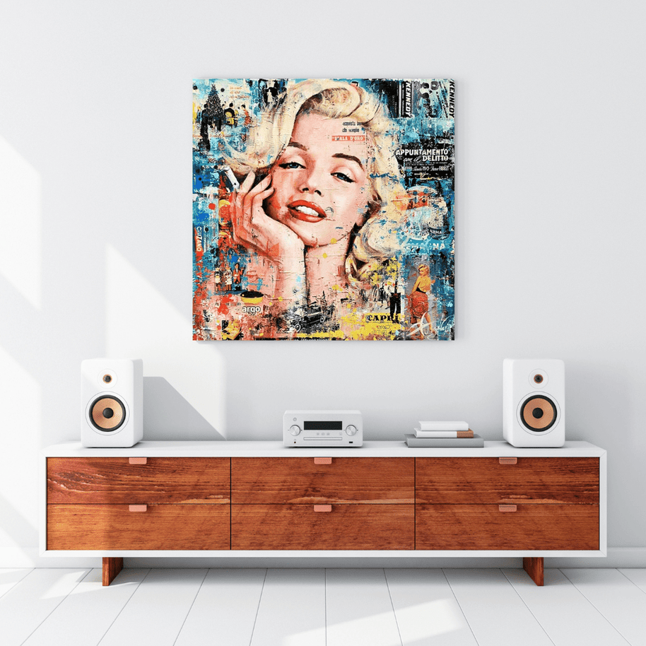 Marilyn Monroe Style Icon Pop Art: A Timeless Tribute-MinimalisticDecor.com