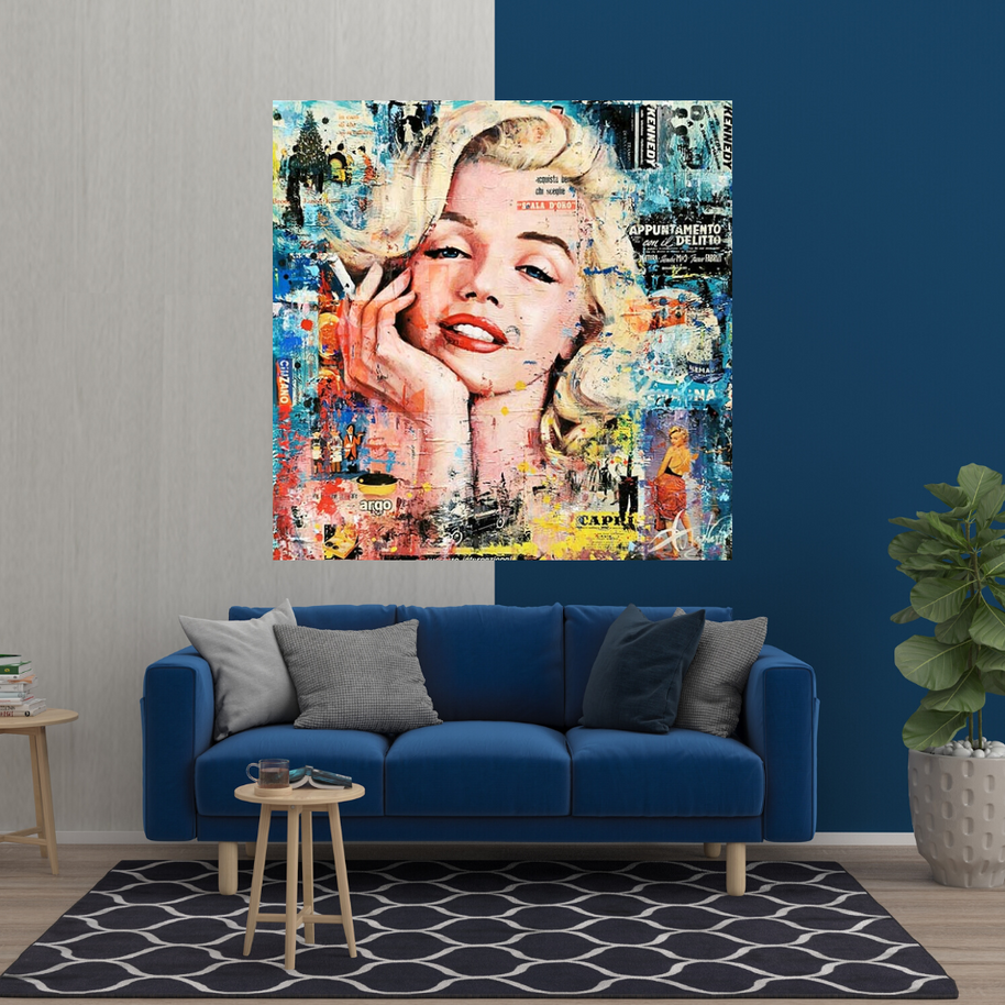 Marilyn Monroe Style Icon Pop Art: A Timeless Tribute-MinimalisticDecor.com