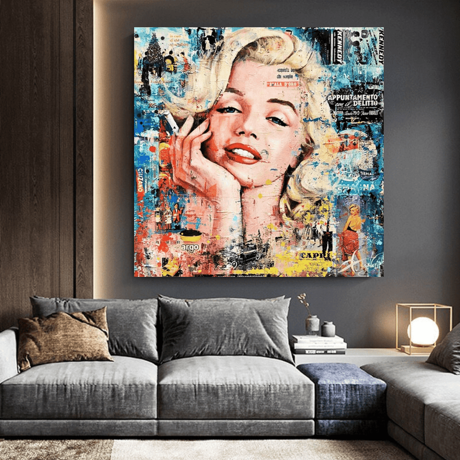 Marilyn Monroe Style Icon Pop Art: A Timeless Tribute-MinimalisticDecor.com