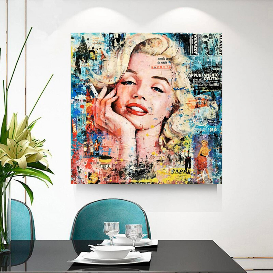 Marilyn Monroe Style Icon Pop Art: A Timeless Tribute-MinimalisticDecor.com