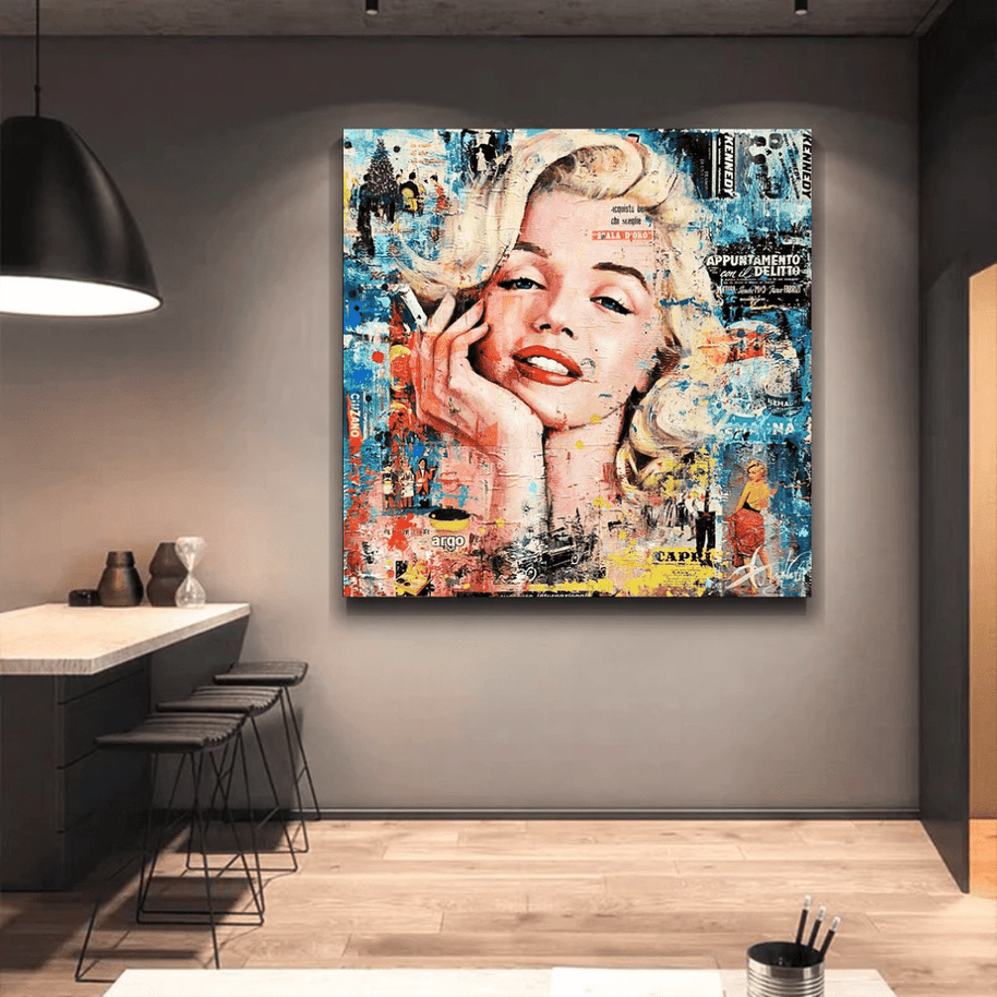 Marilyn Monroe Style Icon Pop Art: A Timeless Tribute-MinimalisticDecor.com