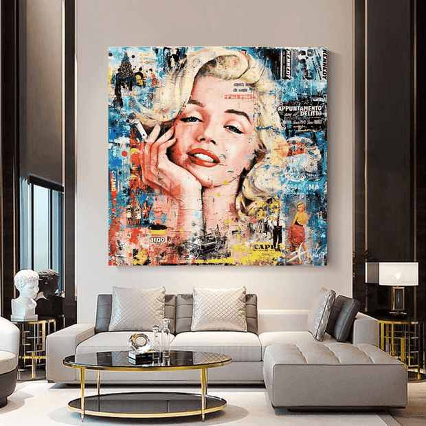 Marilyn Monroe Style Icon Pop Art: A Timeless Tribute-MinimalisticDecor.com