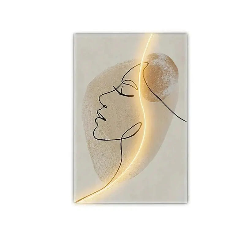Matisse Abstract Art LED Wall Mounted Light-MinimalisticDecor.com