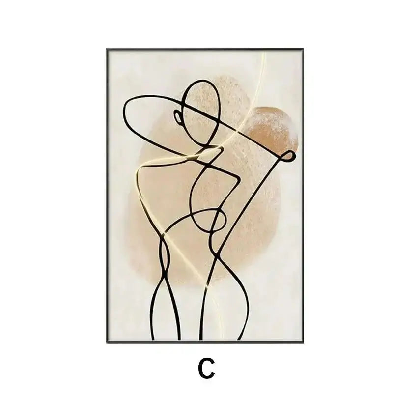 Matisse Abstract Art LED Wall Mounted Light-MinimalisticDecor.com