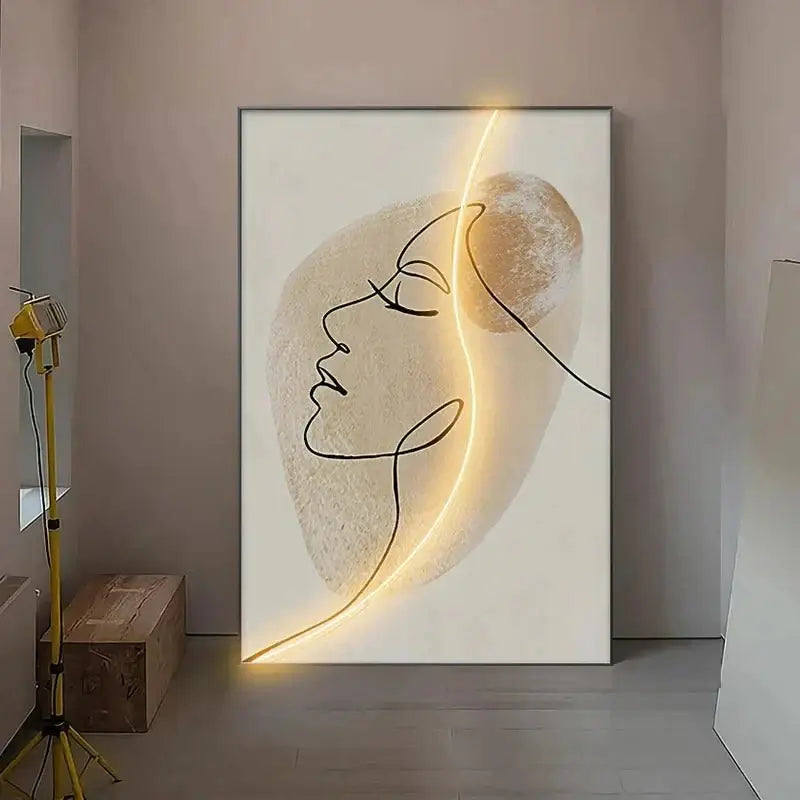 Matisse Abstract Art LED Wall Mounted Light-MinimalisticDecor.com