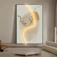 Matisse Abstract Art LED Wall Mounted Light-MinimalisticDecor.com