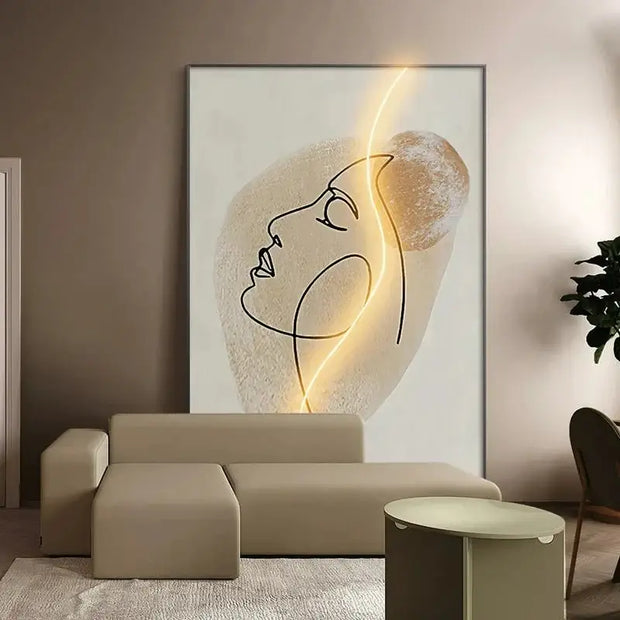 Matisse Abstract Art LED Wall Mounted Light-MinimalisticDecor.com