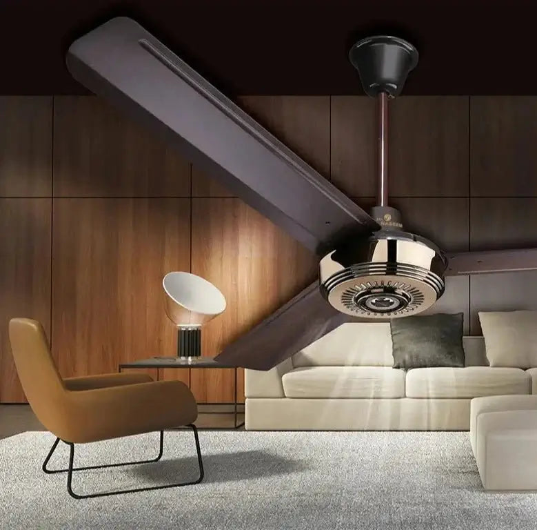 Metal Blades Pendant Ceiling Fan-MinimalisticDecor.com