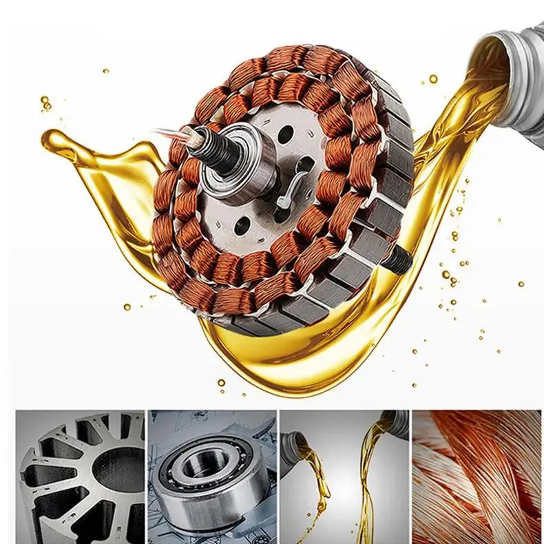 Metal Blades Pendant Ceiling Fan-MinimalisticDecor.com