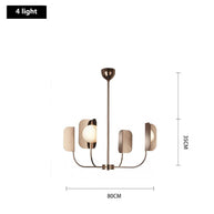 Metal Leaves Globe Chandelier - Stunning Lighting Fixture-MinimalisticDecor.com