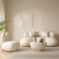 Meubles Curved Bubble Puff Sofa Set - Perfect Addition-MinimalisticDecor.com