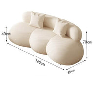 Meubles Curved Bubble Puff Sofa Set - Perfect Addition-MinimalisticDecor.com