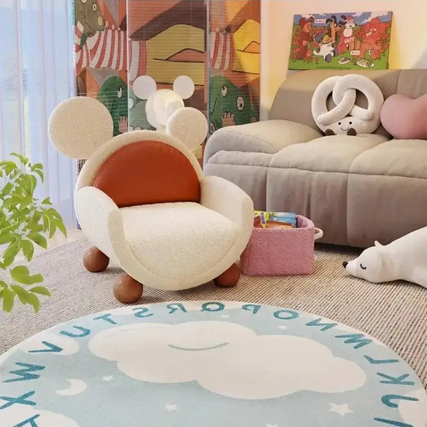 MickeyEars Kids Accent Chair – Iconic Style Meets Cozy Seating-MinimalisticDecor.com