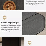 Mid Century Black Smoked Oak Wood-MinimalisticDecor.com