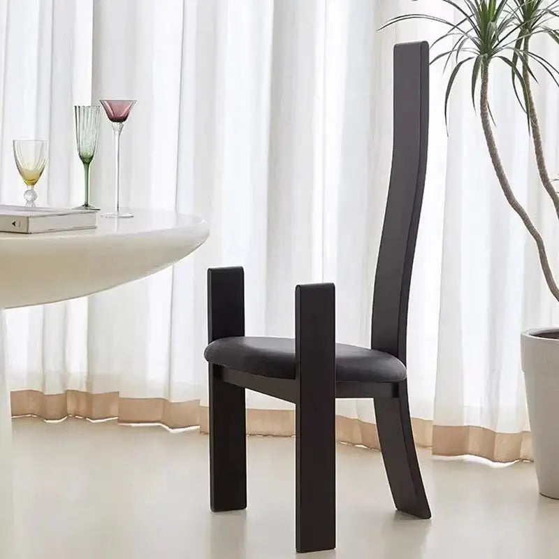 Mid Century Minimalist Wooden Dining Chair-MinimalisticDecor.com
