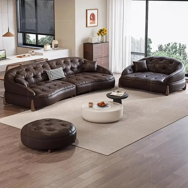 Mid Century Vintage Split Sofa Set-MinimalisticDecor.com