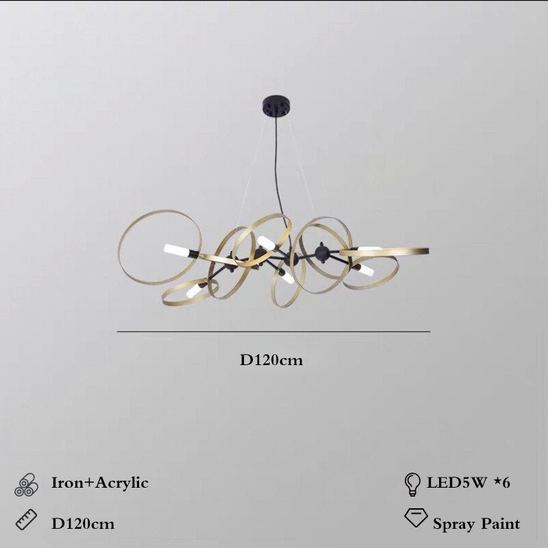 Minimalism Rings Chandelier – Exquisite Design & Style-MinimalisticDecor.com