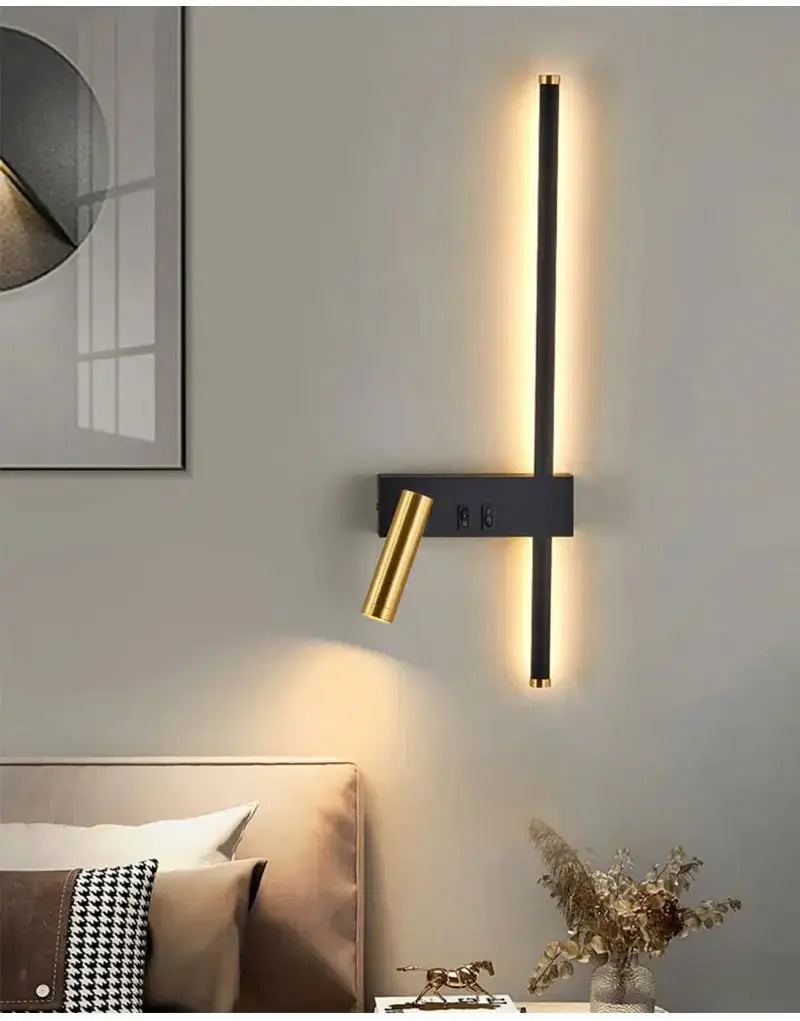 Minimalist Aluminium Wall Light – Dual Light Source Wall Sconce-MinimalisticDecor.com
