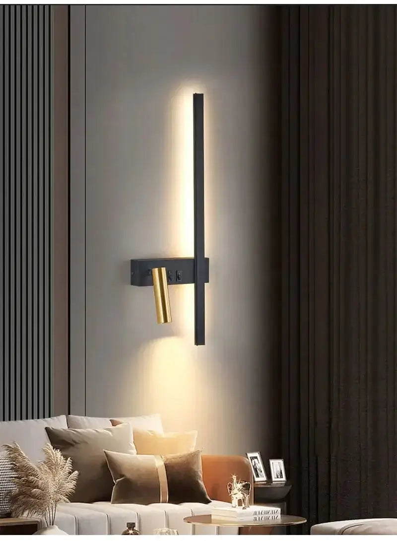Minimalist Aluminium Wall Light – Dual Light Source Wall Sconce-MinimalisticDecor.com