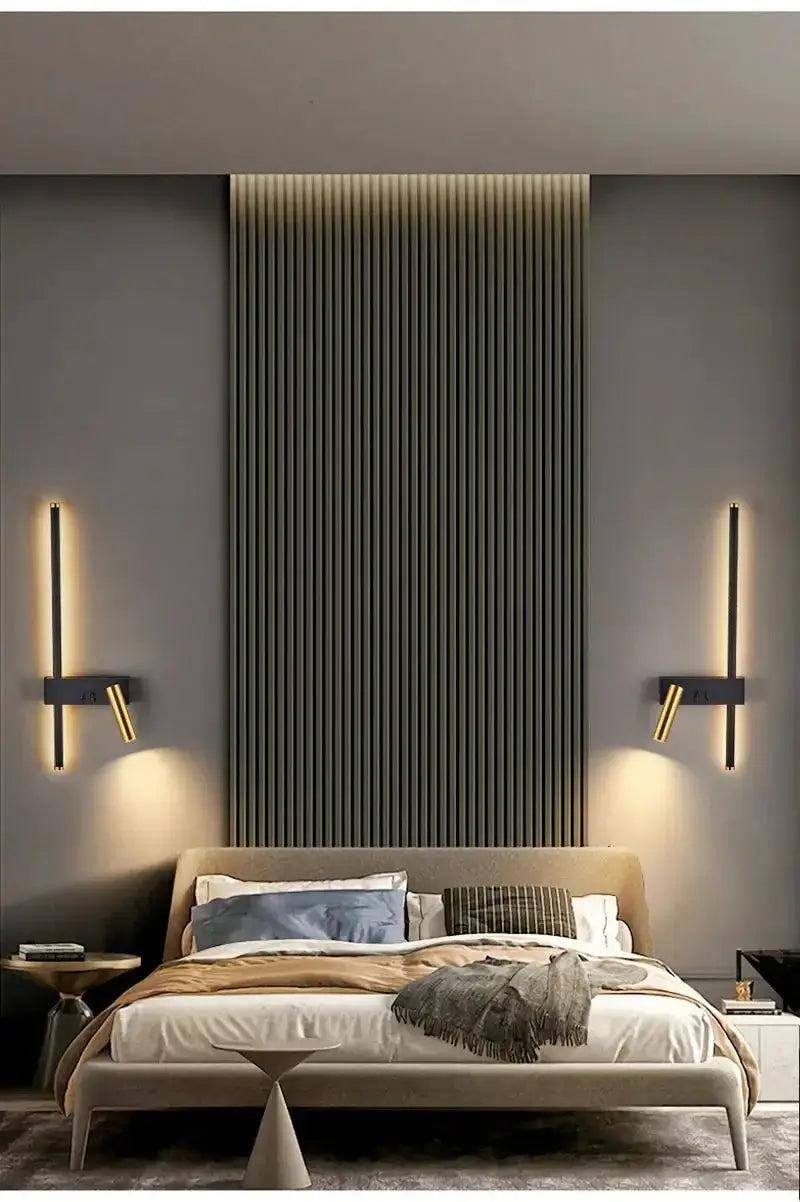Minimalist Aluminium Wall Light – Dual Light Source Wall Sconce-MinimalisticDecor.com